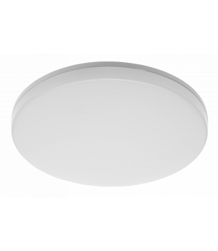 Plafoniera BESA LED, 24W, 2400lm, 175-250VAC, Ra 80, IP54, PC+PC, IK10, 120°,3000K, okrągła GTV LD-BES24WOK-30