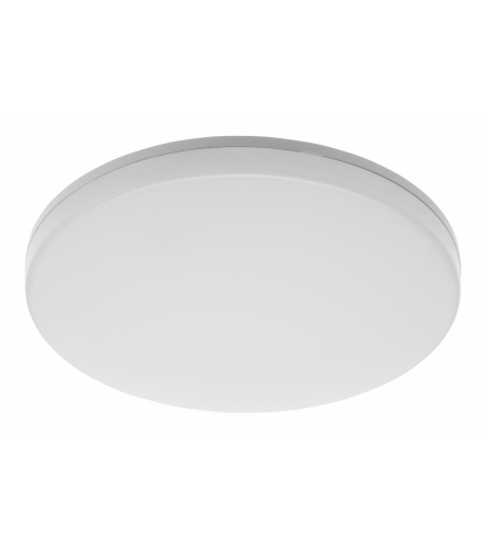 Plafoniera BESA LED, 24W, 2400lm, 175-250VAC, Ra 80, IP54, PC+PC, IK10, 120°,4000K, okrągła GTV LD-BES24WOK-40