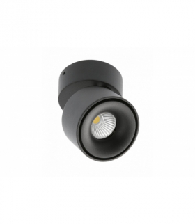 Oprawa LED BIANCO, 8W,680lm,AC220-240V,50/60 Hz,PF 0,9,Ra≥80,IP20,IK06,36°,4000K,okrągła,czarny GTV LD-BNC8WOC-NB