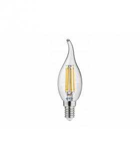 Żarówka LED, FILAMENT, C35L, 4000K, E14, 4W, 440Im, AC220-240V/ 50-60Hz, RA 80, 360° GTV LD-C35FL4-40L