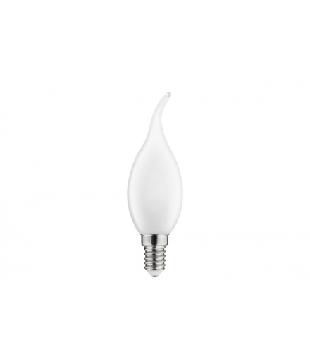 Żarówka LED,FILAMENT MLECZNY,C35L,3000K,E14,4W,400lm,AC220-240V/50-60Hz, RA 80,360° GTV LD-C35FL4M-30L