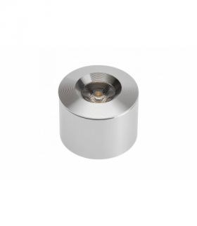 Oprawa LED Merlin z dystansem, 3W, power LED, zimny biały, 700mA, przewód 1.5m ze złączką, aluminium GTV LD-DME3WZB-53