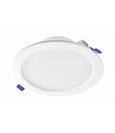 Oprawa LED DENVER typu downlight,IP54,15W,1350lm,AC176-264V,50/60Hz,120°,4000K,wpuszczana,biały GTV LD-DNV15W-NB