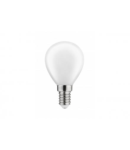 Żarówka LED,FILAMENT MLECZNY, G45, 4000K, E14, 4W, 420lm, AC220-240V/50-60Hz, RA 80, 360° GTV LD-G45FL4M-40
