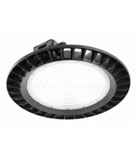 Lampa LED KANSAS typu High-bay,150W,19500lm,AC175-250V,50/60 Hz,PF 0,9,Ra≥80,IP65,IK10,100°,4000K GTV LD-KAN150W-NB