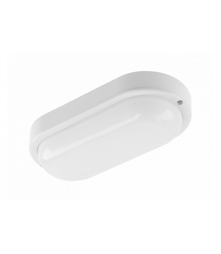 Oprawa LED KODO-OV, 12W,1080lm,AC175-260V,50/60 Hz,PF 0,5,Ra≥80,IP54,IK08,4000K,owalna,biały GTV LD-KD12WOV-NB