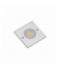 Oprawa LED COB Jovita kwadratowa, 3W, 12V DC, 1x COB, ciepły biały, 150cm przewód z miniAMP (2 wkręt GTV LD-KJVCOB-CB