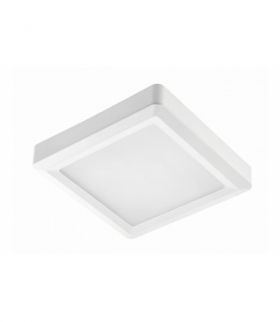 Oprawa LED LOUIS typu downlight,IP54,6W,480lm,AC176-264V,50/60Hz,120°,4000K,natynkowa,kwadrat GTV LD-LSNK06W-NB
