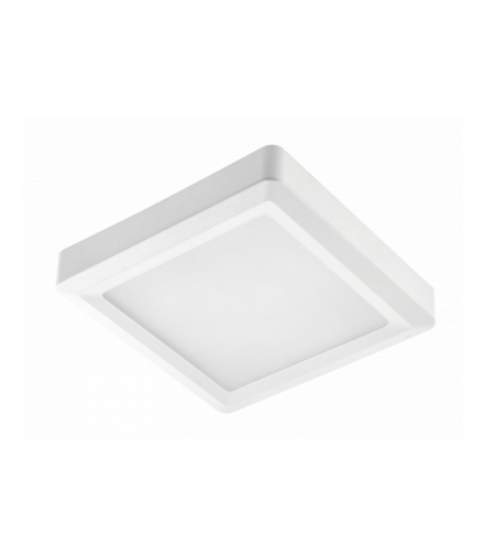 Oprawa LED LOUIS typu downlight,IP54,6W,480lm,AC176-264V,50/60Hz,120°,4000K,natynkowa,kwadrat GTV LD-LSNK06W-NB