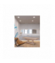 Oprawa LED DENVER typu downlight,IP54,15W,1350lm,AC176-264V,50/60Hz,120°,4000K,wpuszczana,biały GTV LD-DNV15W-NB