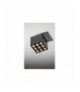 Oprawa LED ARTEMIDA,20W,1920lm,AC220-240V,50/60 Hz,PF 0,9,Ra≥80,IP20,IK08,4000K,38°,kwadrat,czarny GTV LD-ATM20WCK-NB