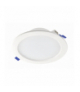 Oprawa LED DENVER typu downlight,IP54,15W,1350lm,AC176-264V,50/60Hz,120°,4000K,wpuszczana,biały GTV LD-DNV15W-NB