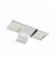 Oprawa ledowa kwadratowa na szafkę podwójna calderon, 12V, 18 led, zimny biały, chrom GTV LD-NKW18ZB-40
