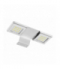 Oprawa ledowa kwadratowa na szafkę podwójna calderon, 12V, 18 led, zimny biały, chrom GTV LD-NKW18ZB-40