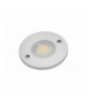 Oprawa LED COB Jovita okrągła, 3W, 12V DC, 1x COB, ciepły biały, 150cm przewód z miniAMP (2 wkręty) GTV LD-OJVCOB-CB