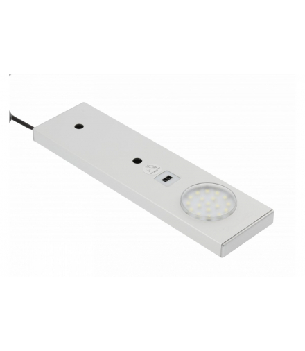 Oprawa podszafkowa ledowa ronda z bezdotykowym włącznikiem, 218mm, 1x15led, zimny biały, dc12V, GTV LD-OP015C-53