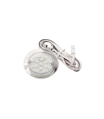 Oprawa ledowa wpuszczana serena, 12V, 15 led, zimny biały, przeźroczysta GTV LD-OP15ZB-01