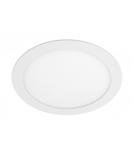 Oprawa LED ORIS PLUS typu downlight,IP44,24W,2000lm,AC220-240V,50/60Hz,120°,4000K,wpuszczana,biały GTV LD-ORW24W-NBP4