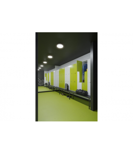 Plafoniera OSAKA LED z czuj.mikrofalowym,22W,2000lm,IP65,IK10,AC220-240V,50/60Hz,360°,4000K,ściem. GTV LD-OSA22WD-40