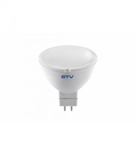 Żarówka LED, SMD 2835, NEUTRALNA BIAŁA, MR16, 4W, 12V, KĄT ŚWIECENIA 120*, 300lm GTV LD-SM4016-40