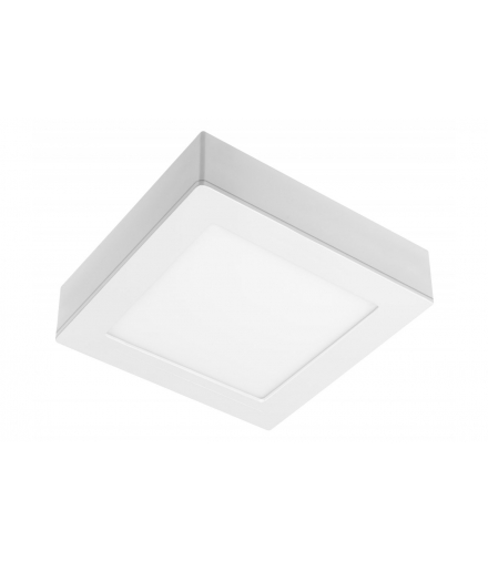 Oprawa LED SAMBA, 7W, 500lm, AC175-250V, 50/60 Hz, PF 0,5, RA 80, IP40, 120°, 4000K, kwadrat,2w1 GTV LD-SMBKW07W-21