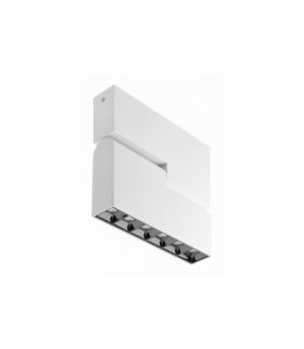 Oprawa LED SIERRA,18W,1620lm,AC220-240V,50/60 Hz,PF 0,9,Ra≥80,IP20,IK08,4000K,48°,biały GTV LD-SRA18WB-NB