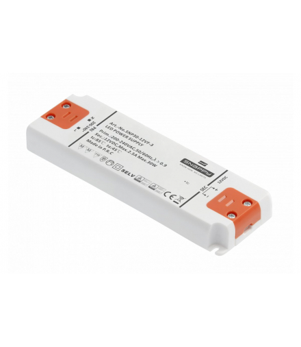 Zasilacz LED SLIM HQ 12V 30W, wym. 156x50x17mm GTV LD-SZAHQ30W-MA