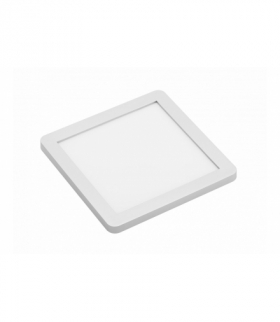 Oprawa LED panel VEGAS 3W 100x100, alu, ciepły biały, przewód mini amp 2m GTV LD-VE15CB-53N