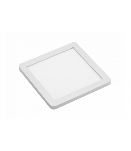 Oprawa LED panel VEGAS 3W 100x100, alu, neutralny biały, przewód mini amp 2m GTV LD-VE15NE-53N