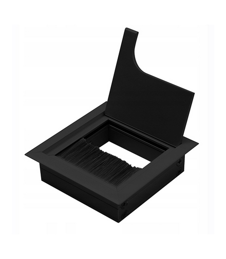 Przepust kablowy Merida, 80x80mm, anodowany na czarno GTV LB-K80X80-20