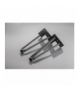 Noga hairpin ARTO ze stopką, 2 pręty, 10 x 711 mm, czarna GTV NM-ARTO-10-2R711-20M