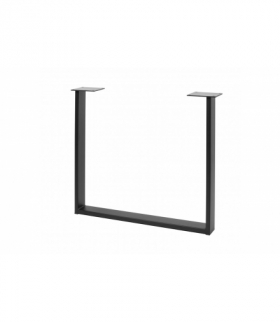 Noga stelażowa INDUSTRIA 710 mm x 820 mm, prostokąt, profil 80 x 20 mm, czarna GTV NM-INDUSTRIA-P20-710X820-20M