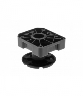 Nóżka ML do dużych obciążeń 500 kg h 65-85mm tworzywo czarna NOWE GTV NM-MLA-65-85