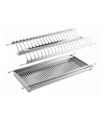 Ociekarka dwupoziomowa D280*W765*H65 inox GTV OC-A0180-06