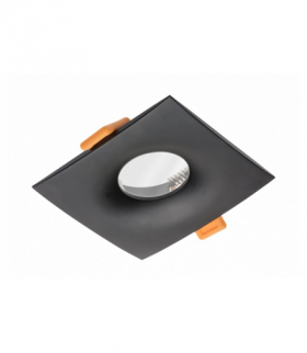 Sufitowa oprawa punktowa ALESSIO, IP54, kwadratowa, czarna GTV OP-ALSKW-00