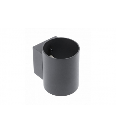 Oprawa ścienna CAMPIONE, aluminium, G9, IP20, max. 40W, IP20, okrągła, czarna GTV OS-CAM40WG9OK-00