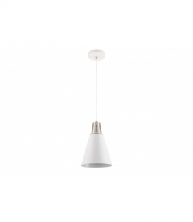 Oprawa sufitowa GIANNI,8075,AC220-240V,50/60Hz,1*E27, max.40W,IP20, śr.22cm,pojedyncza biało/srebrna GTV OS-GIAN-E27-03-DEC