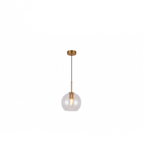 Oprawa sufitowa GIGLAS,8013,AC220-240V,50/60Hz,1*E27, IP20,ŚR. 20 CM,pojedyncza, złota GTV OS-GIG-40-DEC