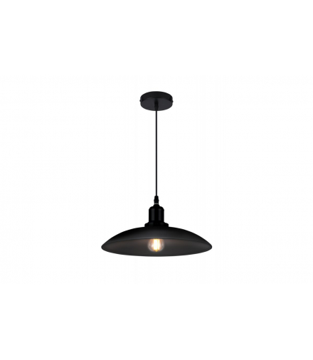 Oprawa sufitowa HORIZON ,4512,AC220-240V,50/60Hz,1*E27, IP20,ŚR. 32 CM,pojedyncza, czarna GTV OS-HORI-10-DEC