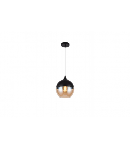 Oprawa sufitowa LENDER,8389,AC220-240V,50/60Hz,1*E27, IP20,ŚR. 20 CM,pojedyncza, czarna GTV OS-LEND-10-DEC