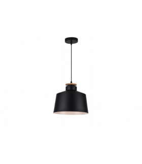 Oprawa sufitowa MARGUS ,2911,AC220-240V,50/60Hz,1*E27, IP20,ŚR. 30 CM,pojedyncza, czarna GTV OS-MARG-10-DEC