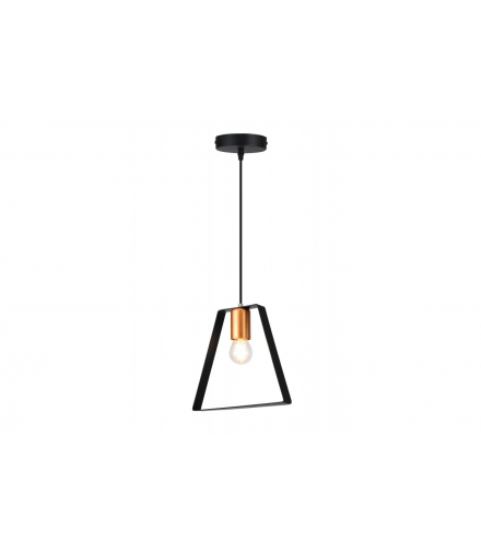 Oprawa sufitowa OXALIS , 3161,AC220-240V,50/60Hz,1*E27, IP20,22CMX20CM,pojedyncza, czarna GTV OS-OXAL-10-DEC