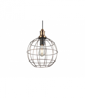 Oprawa sufitowa VIELA 3,7016,AC220-240V,50/60Hz,1*E27, IP20,ŚR. 29 CM,pojedyncza, stare złoto GTV OS-VIEL3-61-DEC