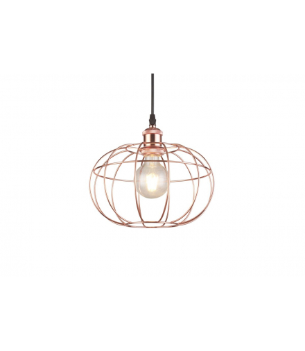 Oprawa sufitowa VIELA 4,7047,AC220-240V,50/60Hz,1*E27, IP20,ŚR. 27,5 CM,pojedyncza, miedziana GTV OS-VIEL4-41-DEC