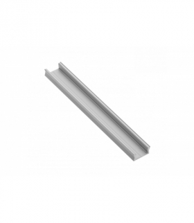 Profil aluminiowy LED nakładany GLAX Mini silver 3 m, wersja 2 GTV PA-GLAXMNK3M-ALN