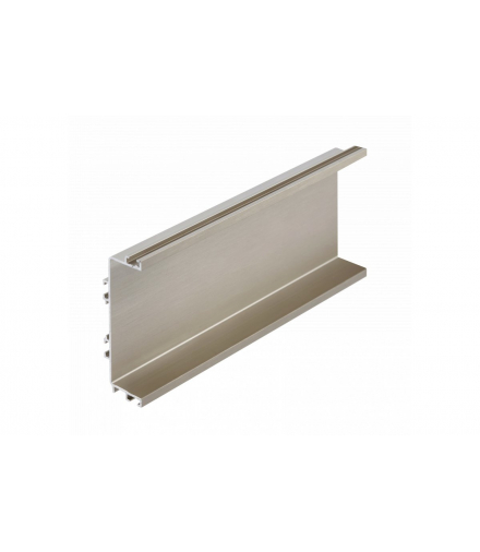 Profil aluminiowy system bezuchwytowy VELLO z funkcją LED,C, inox, długość 3 m GTV PA-VELLO-C3M-06
