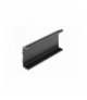 Profil aluminiowy system bezuchwytowy VELLO z funkcją LED, C, czarny, długość 4,10 m GTV PA-VELLO-C4M-20M