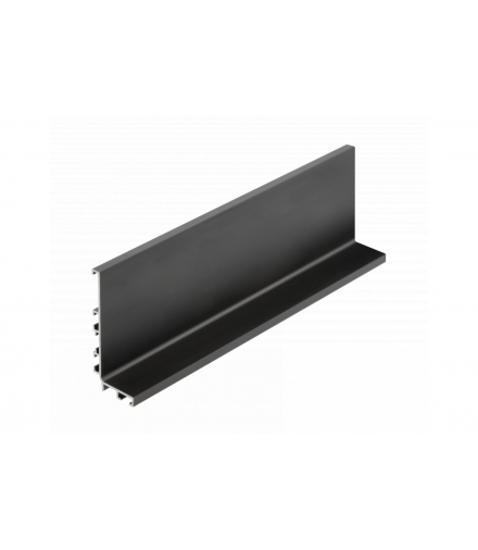 Profil aluminiowy system bezuchwytowy VELLO z funkcją LED, L, czarny, długość 3 m GTV PA-VELLO-L3M-20M