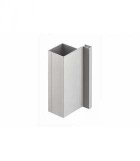 Profil aluminiowy system bezuchwytowy VELLO, T jednostronny, srebrny, długość 3 m GTV PA-VELLO-TJ3M-05
