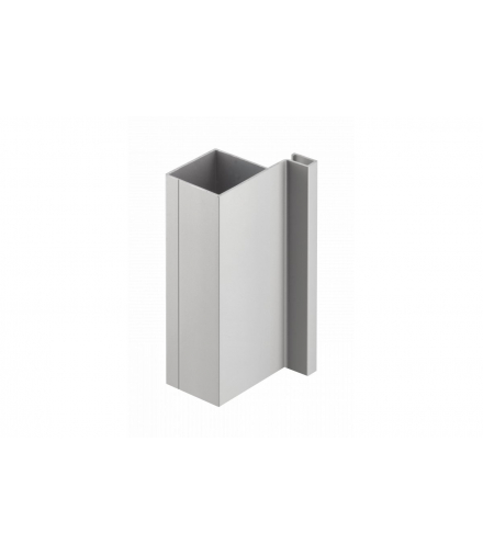 Profil aluminiowy system bezuchwytowy VELLO, T jednostronny, srebrny, długość 3 m GTV PA-VELLO-TJ3M-05